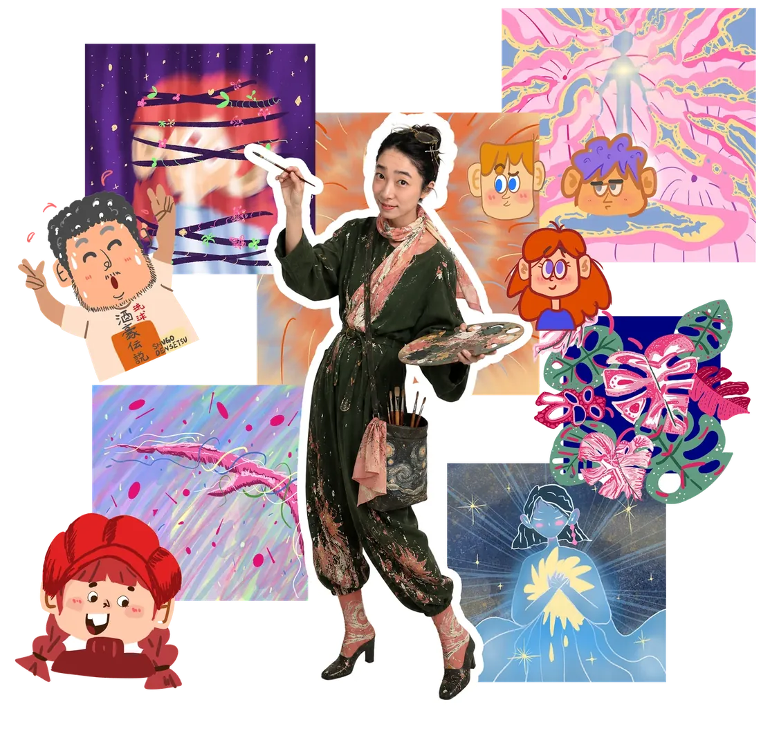 画画