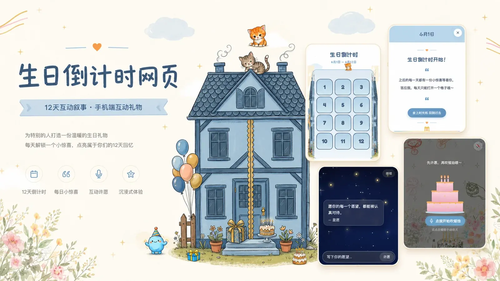 生日倒计时网页